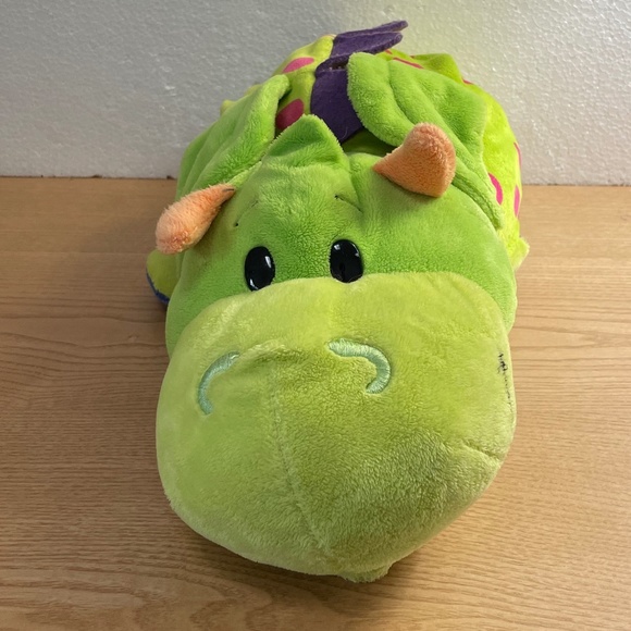 Flip a Zoo Imogen Dragon Flips to Persephone Unicorn Plush Reversible Toy Lg 20” - Picture 2 of 14